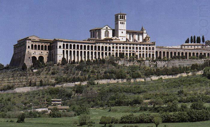 View of the Church of San Francesco established in 1228, GIOTTO di Bondone